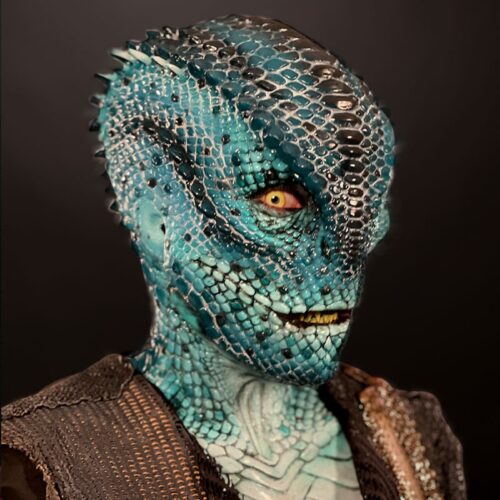 Basilisk Female Silicone Mask